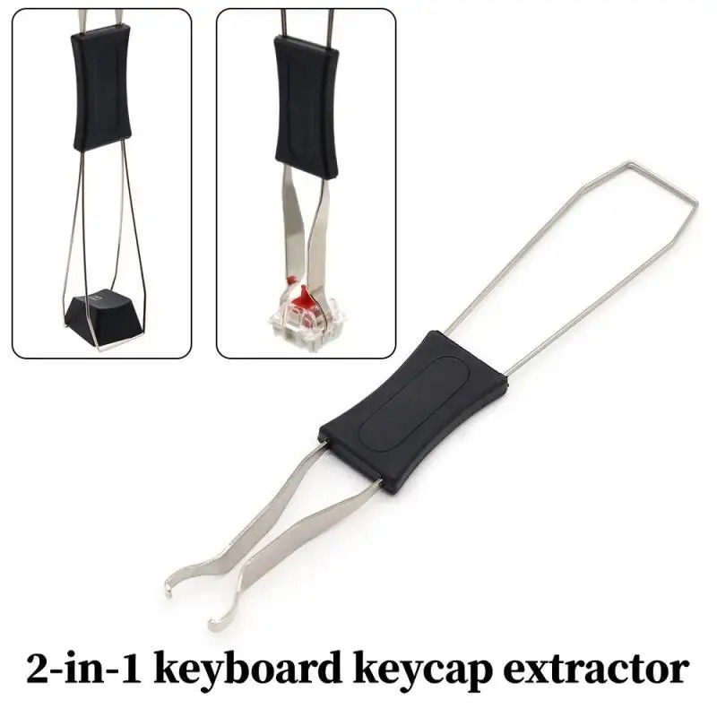 Keycap Puller Ring - 2-in-1 sleutelschakelaartrekker Keycaps Puller Losdraadschakelaar Mechanisch