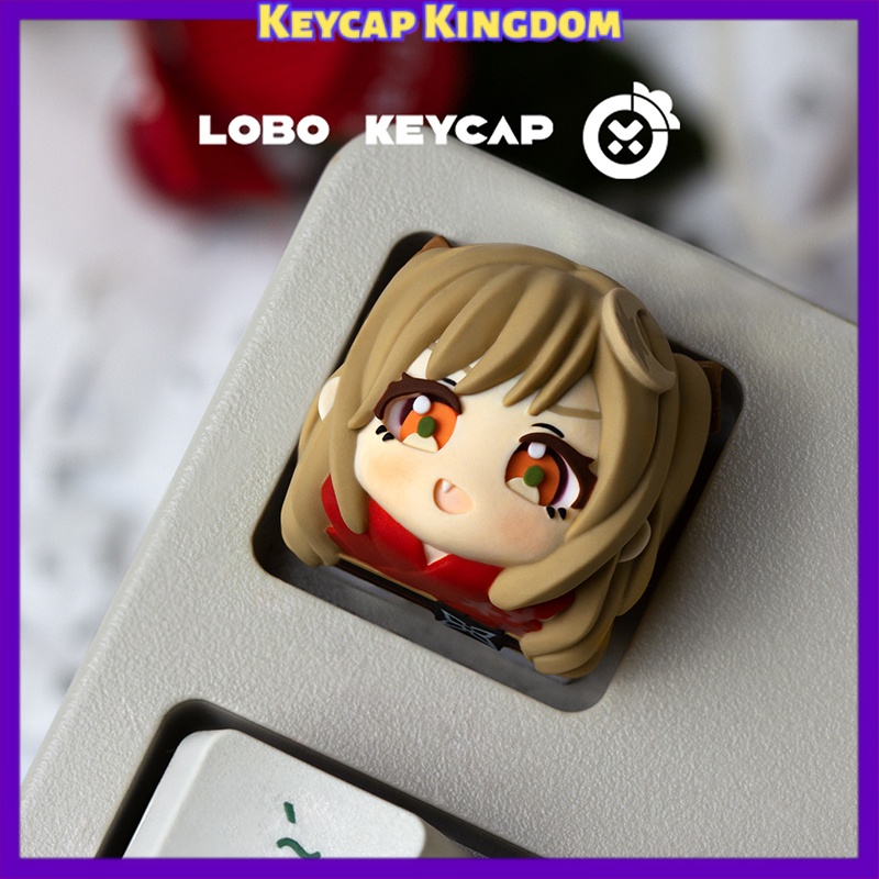 Gaming Keyboard Typewriter - Kosmische prinses Kaguya! 3D-geprinte hars op