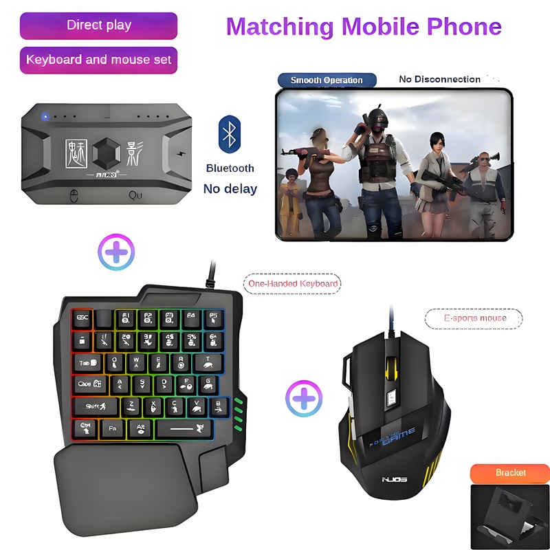 Gaming Keyboard And Mouse Combo - M1 Pro Gamepad Mobiele Telefoon Game