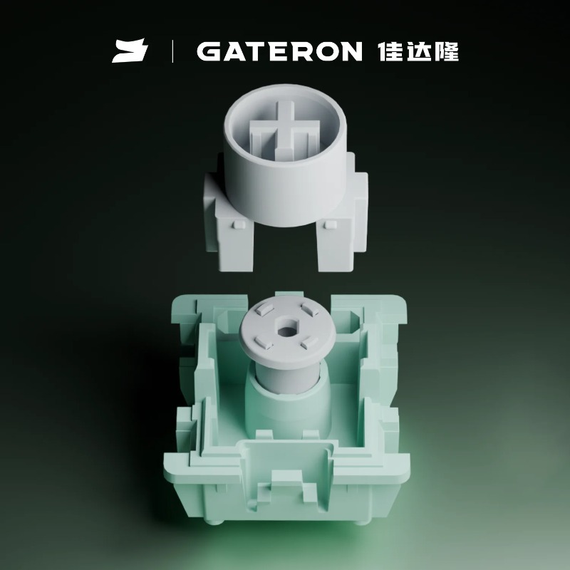 Gaming Keyboard Hall Effect Switches - GATERON Magnetic Jade Ultra-schakelaar, Lineair, Vrij