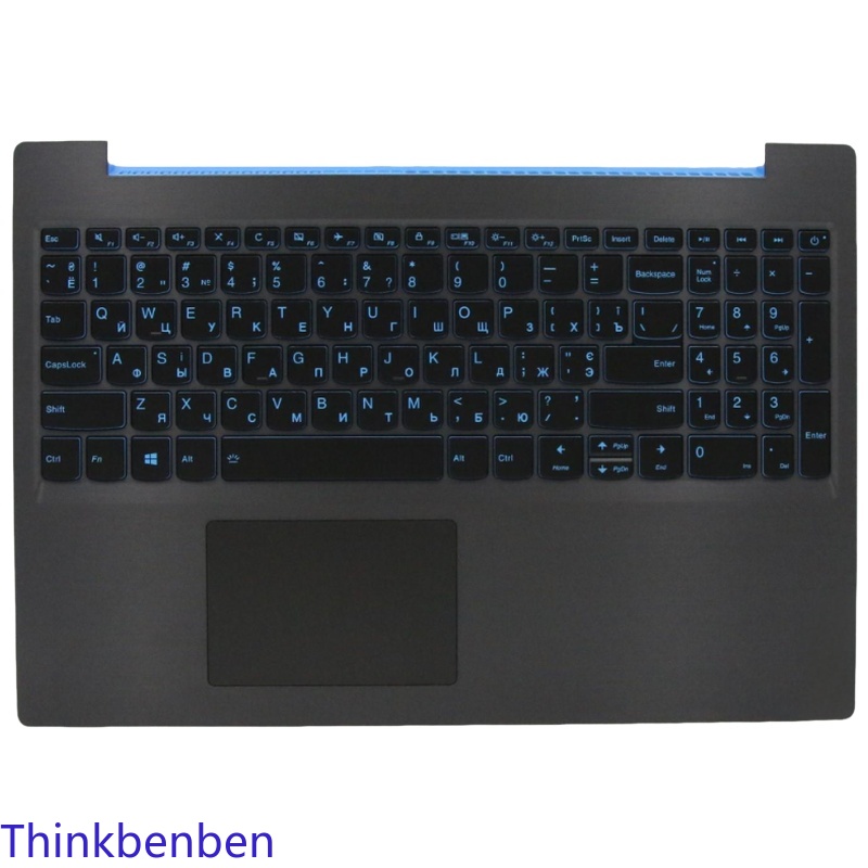 Gaming Keyboard Top - UKR Oekraïens Zwart Toetsenbord Hoofdletters Palmsteun