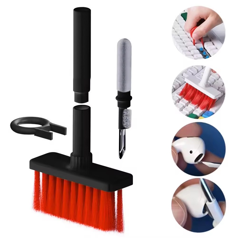 Keycap Puller Ring - Universele computertoetsenbordreinigingsborstelset Oortelefoonreinigingspen met keycap-pullerkit voor