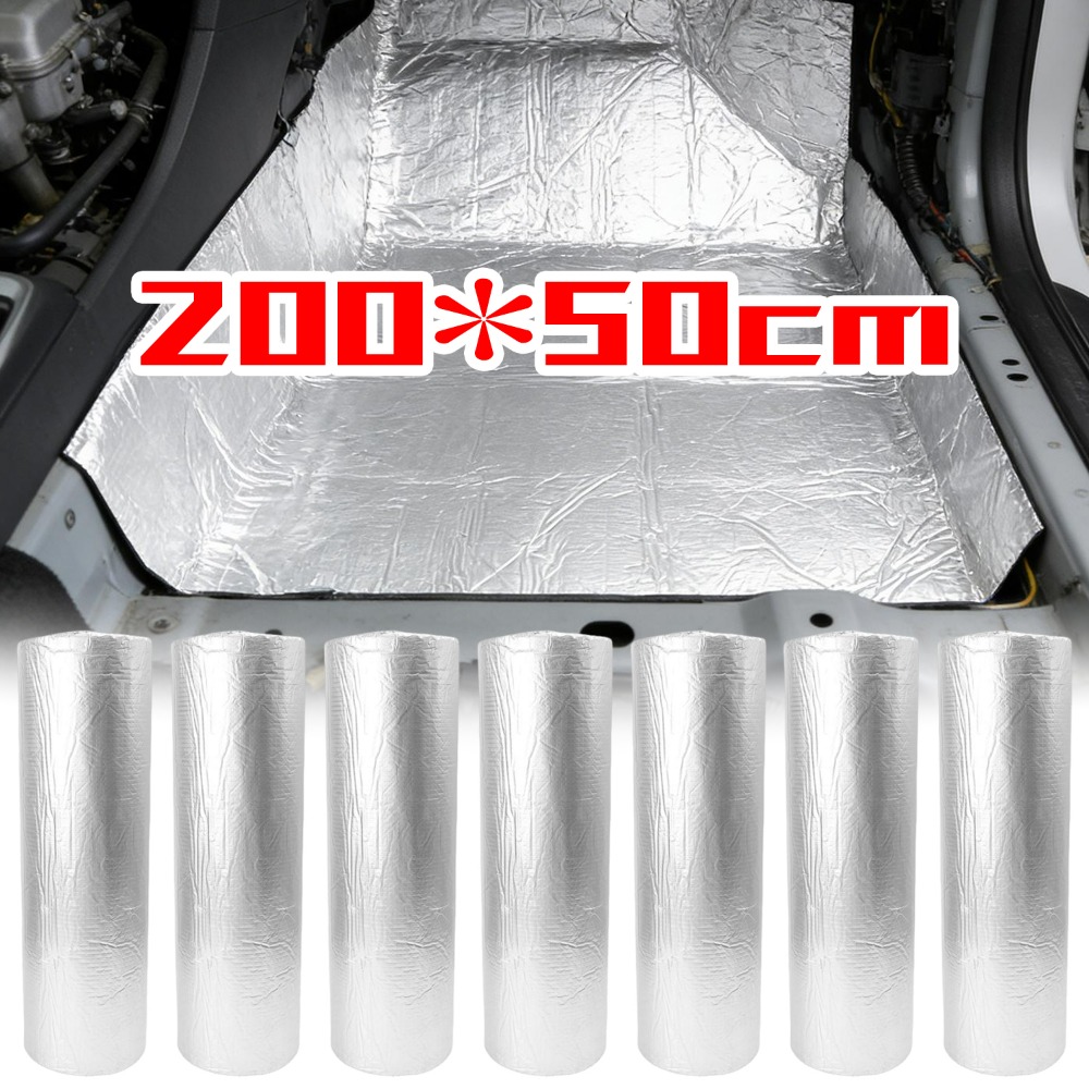 Foam Dampener Sheet - Auto Geluidsisolatie Mat 5/10mm Dikke Aluminiumfolie