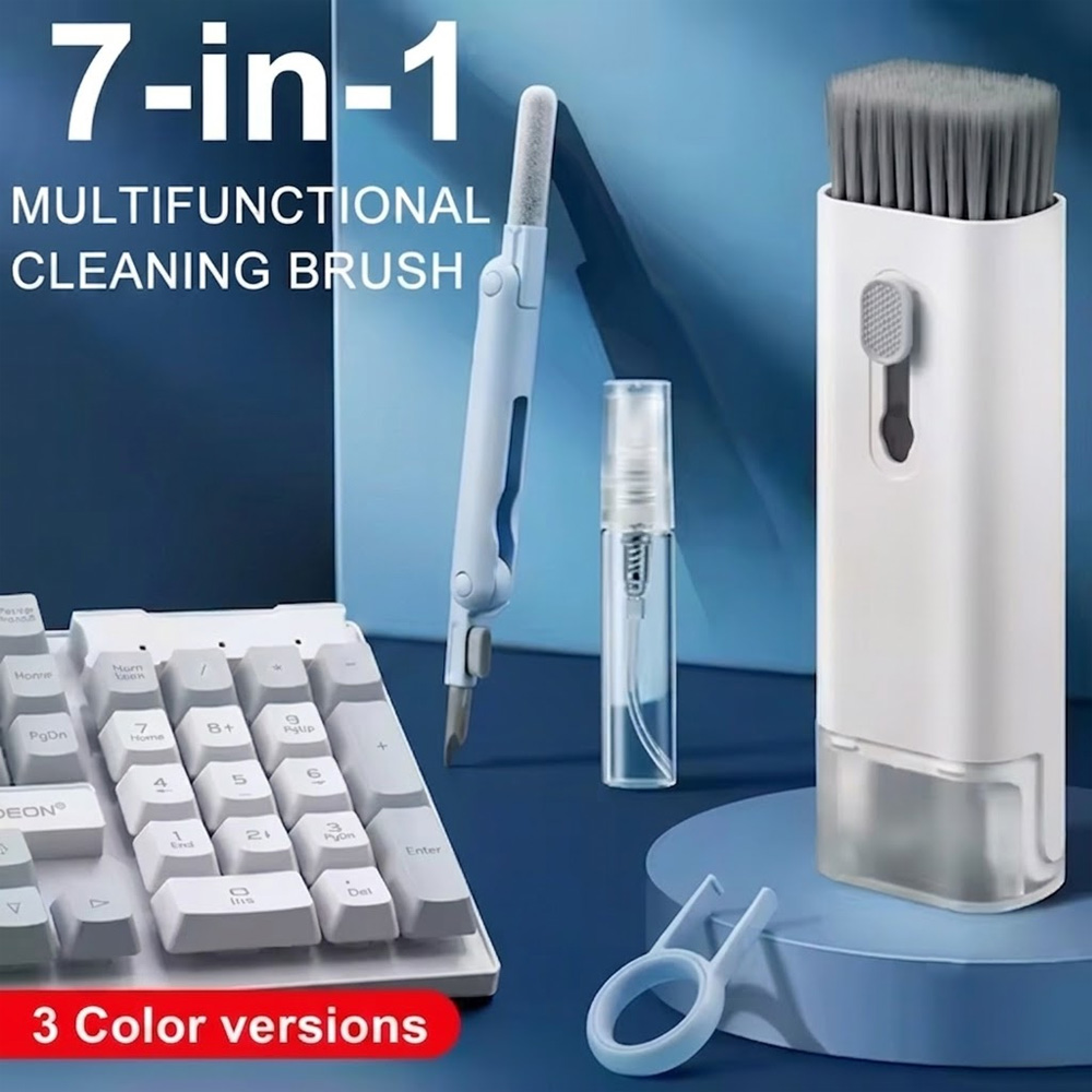 Keycap Puller Ring - 7-in-1 Toetsenbordreinigingsset Laptopsreiniger met Keycap Puller