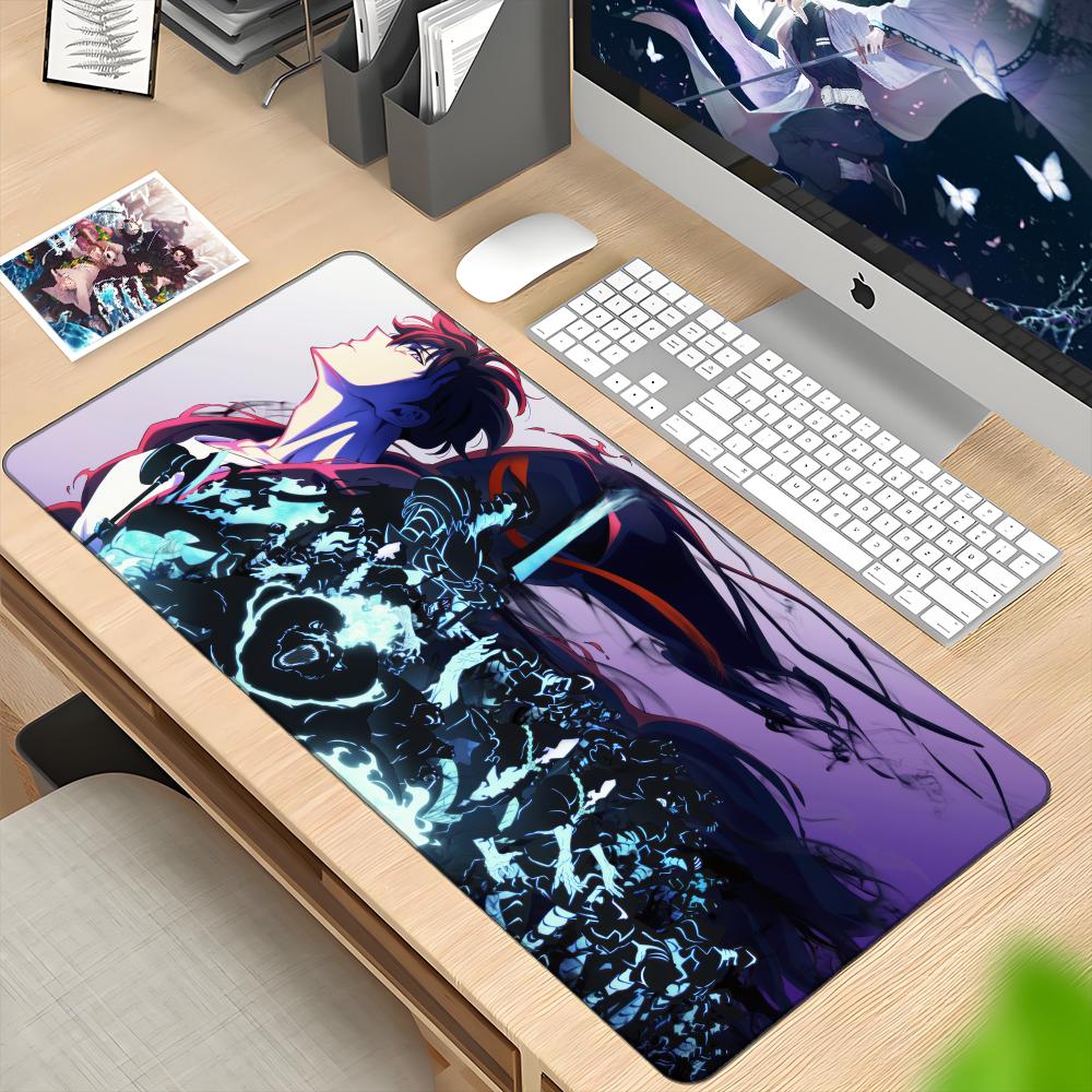 Gaming Keyboard Typewriter - Anime Solo Leveling Muismat HD Afdrukken