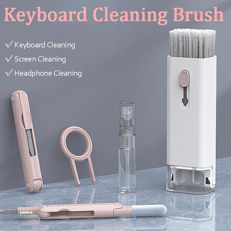 Keycap Puller Ring - 7-in-1 elektronische reinigerset Laptoptoetsenbord Airpod Clean