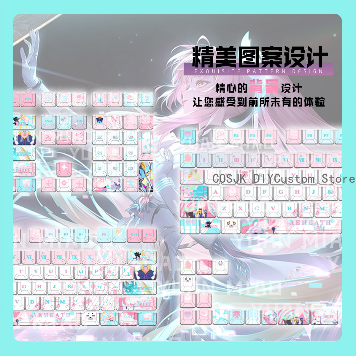 122 Toetsen Anime Wuthering Wa - Gaming Keyboard Mechanical recensie en prijs