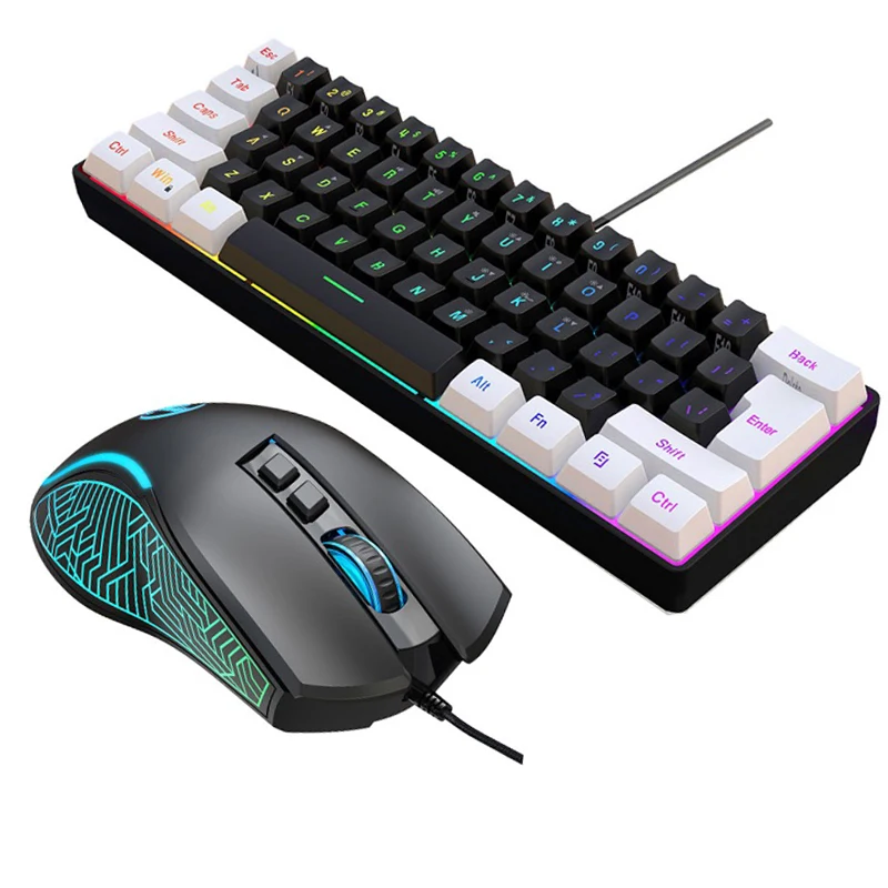 Toetsenbord en muis 60% comput - Gaming Keyboard And Mouse Combo recensie en prijs