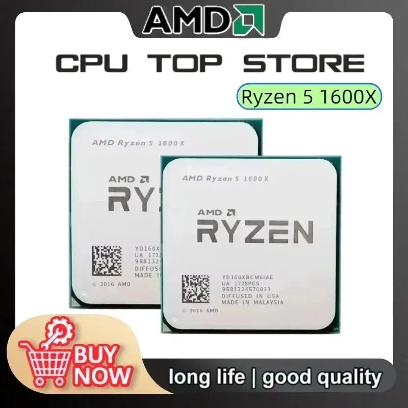 AMD Ryzen 5 1600X Gloednieuwe  - Amd Cpu Ryzen 5 recensie en prijs