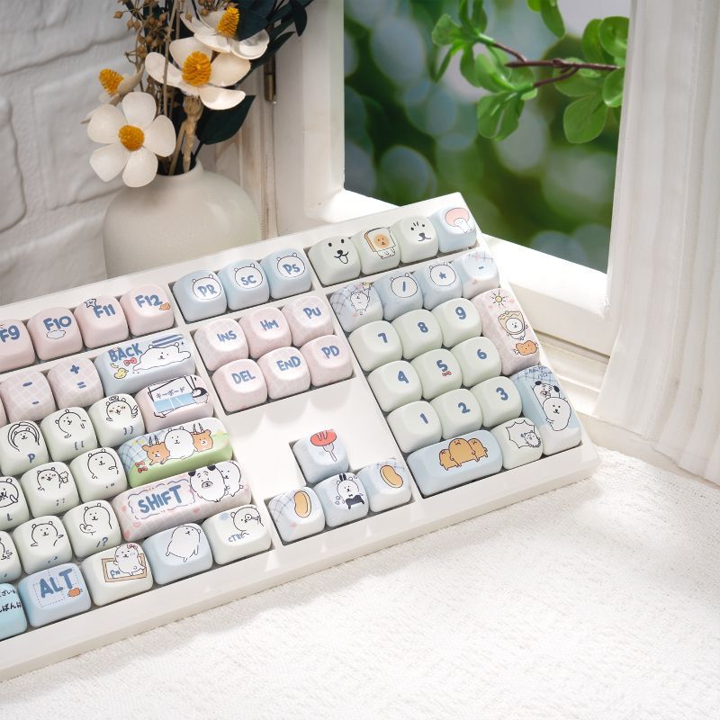 Schattige Girly MOA Joke Bear  - Gaming Keyboard Mechanical recensie en prijs