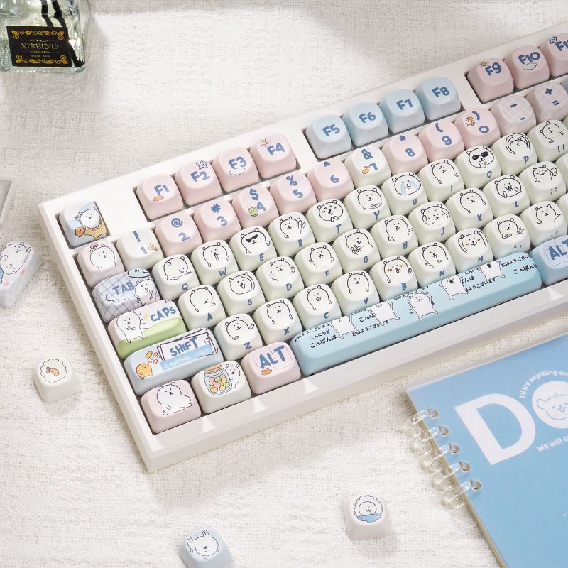 Schattige Girly MOA Joke Bear  - Gaming Keyboard Mechanical recensie en prijs