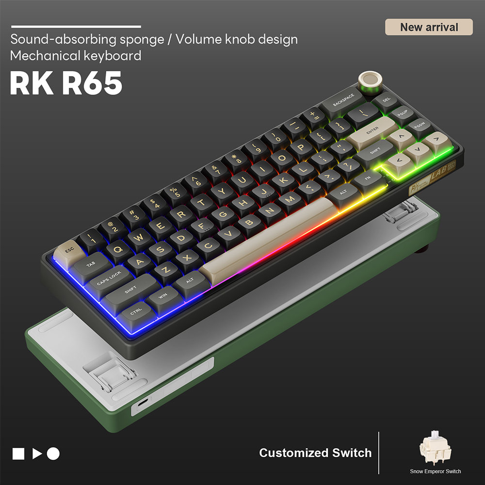 Royal Kludge RK R65 Braziliaan - Gaming Keyboard Ergo recensie en prijs