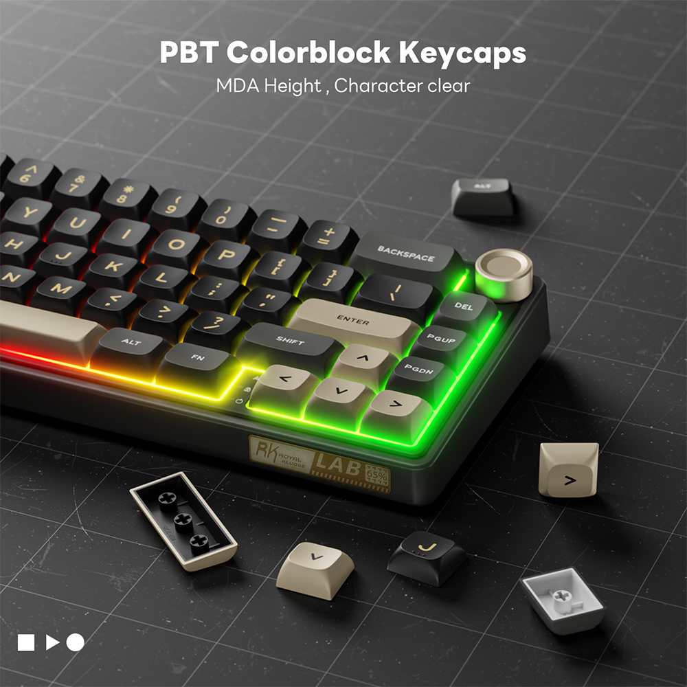 Royal Kludge RK R65 Braziliaan - Gaming Keyboard Ergo recensie en prijs