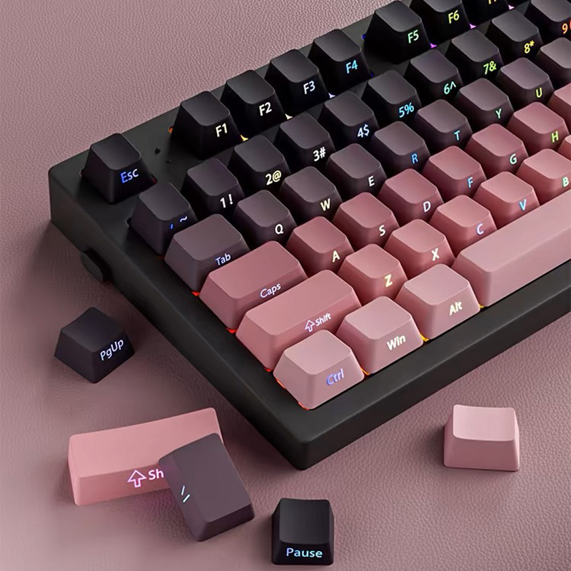 Gradient Keycaps Zijwaarts bed - Gaming Keyboard Typewriter recensie en prijs
