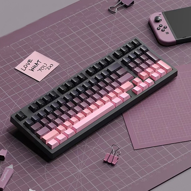 Gradient Keycaps Zijwaarts bed - Gaming Keyboard Typewriter recensie en prijs