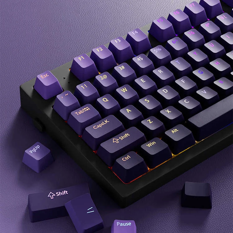 Aangepaste Gradient Violet OEM - Gaming Keyboard Top recensie en prijs
