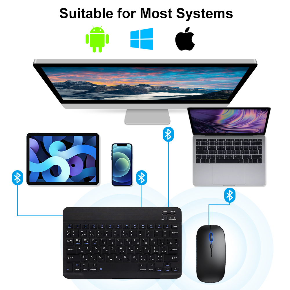 Bluetooth-toetsenbord en muis  - Gaming Keyboard And Mouse Combo recensie en prijs