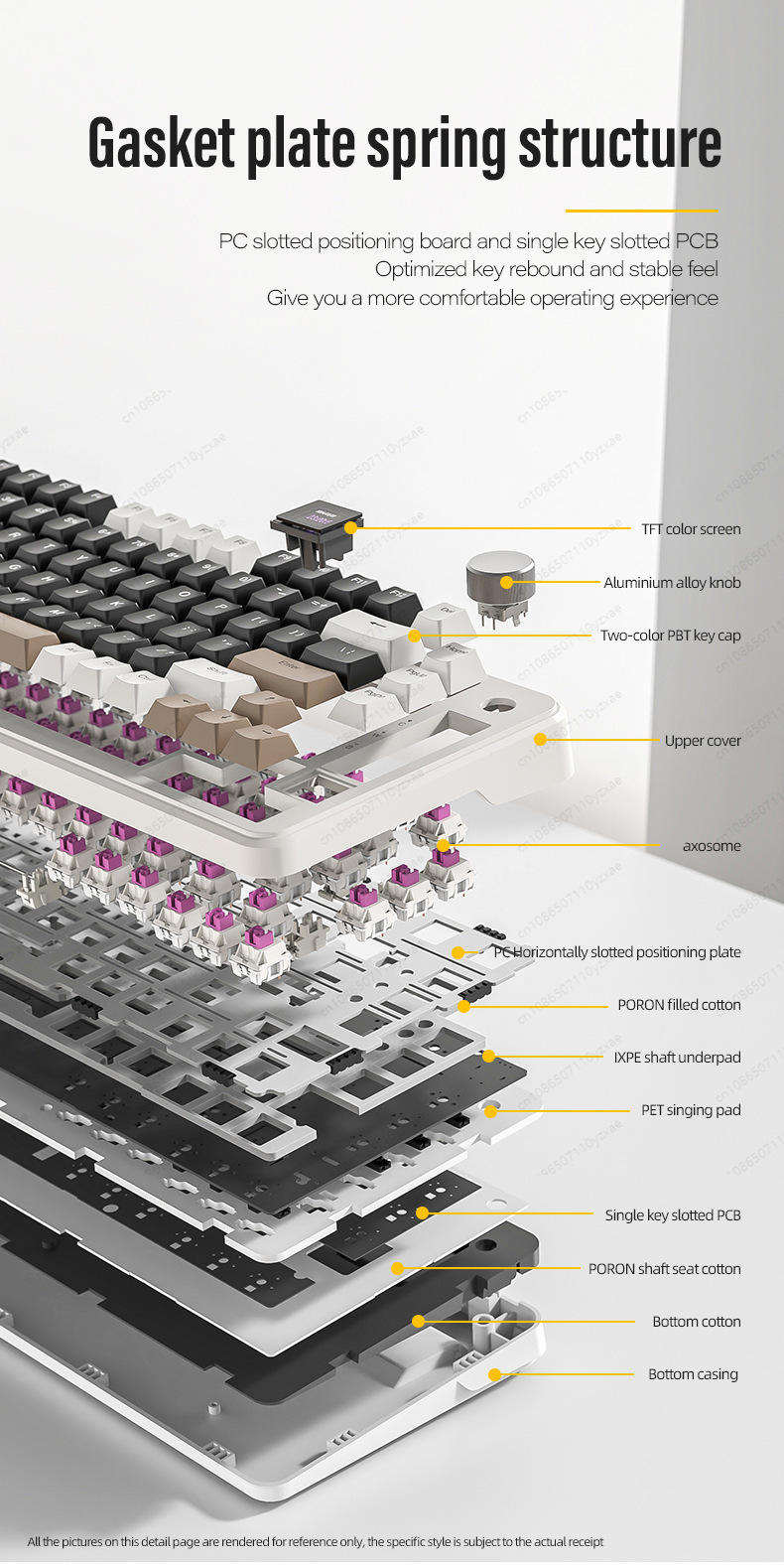 2024 Nieuwe AL66 Mechanisch To - Gaming Keyboard No Rgb recensie en prijs