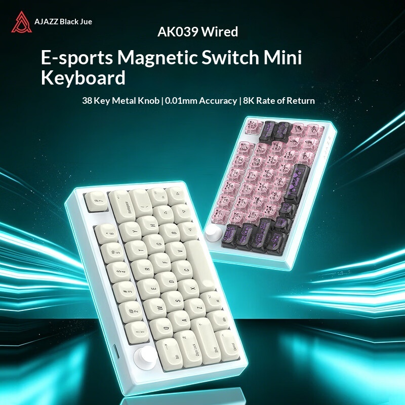 Ajazz AK039 Hall Effect Gaming - Gaming Keyboard Hall Effect Switches recensie en prijs