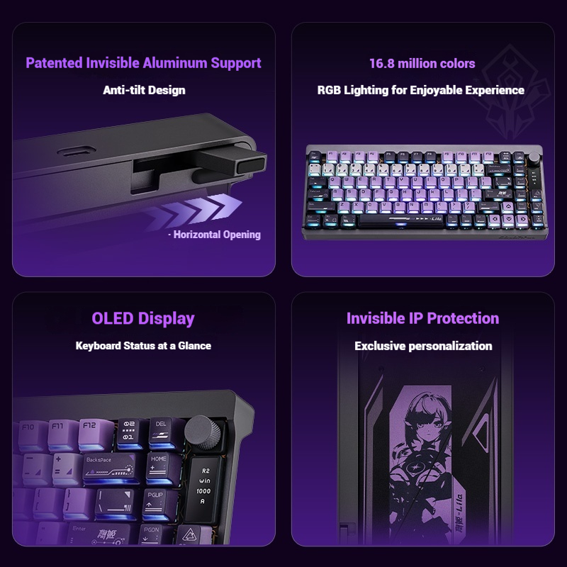 Kleurrijk StarChase 87-toetsen - Gaming Keyboard Mechanical recensie en prijs