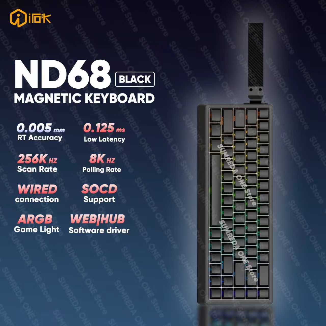 IROK ND68 ND68Pro Hall Effect  - Gaming Keyboard Hall Effect Switches recensie en prijs